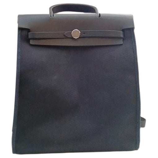 Hermes Herbag leather backpack