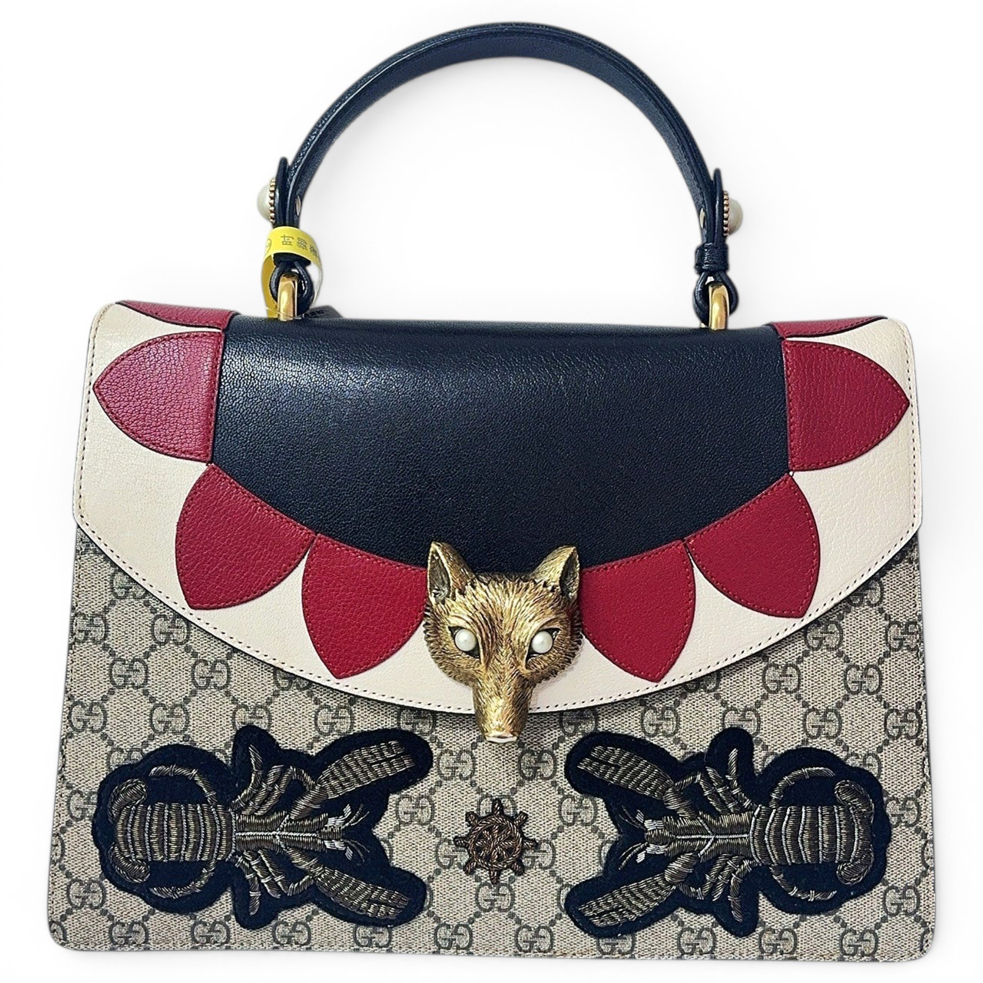 Animalier vinyl handbag