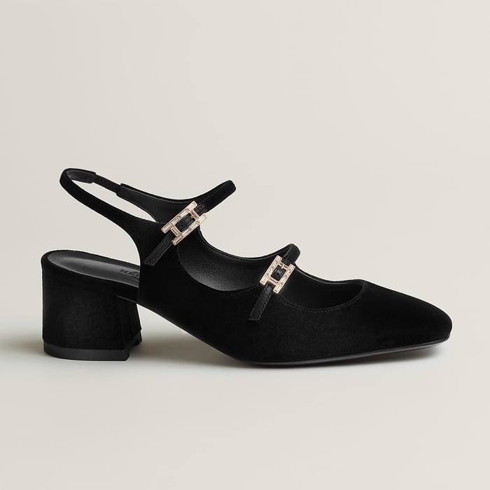 Noir Jackie 50 Pump