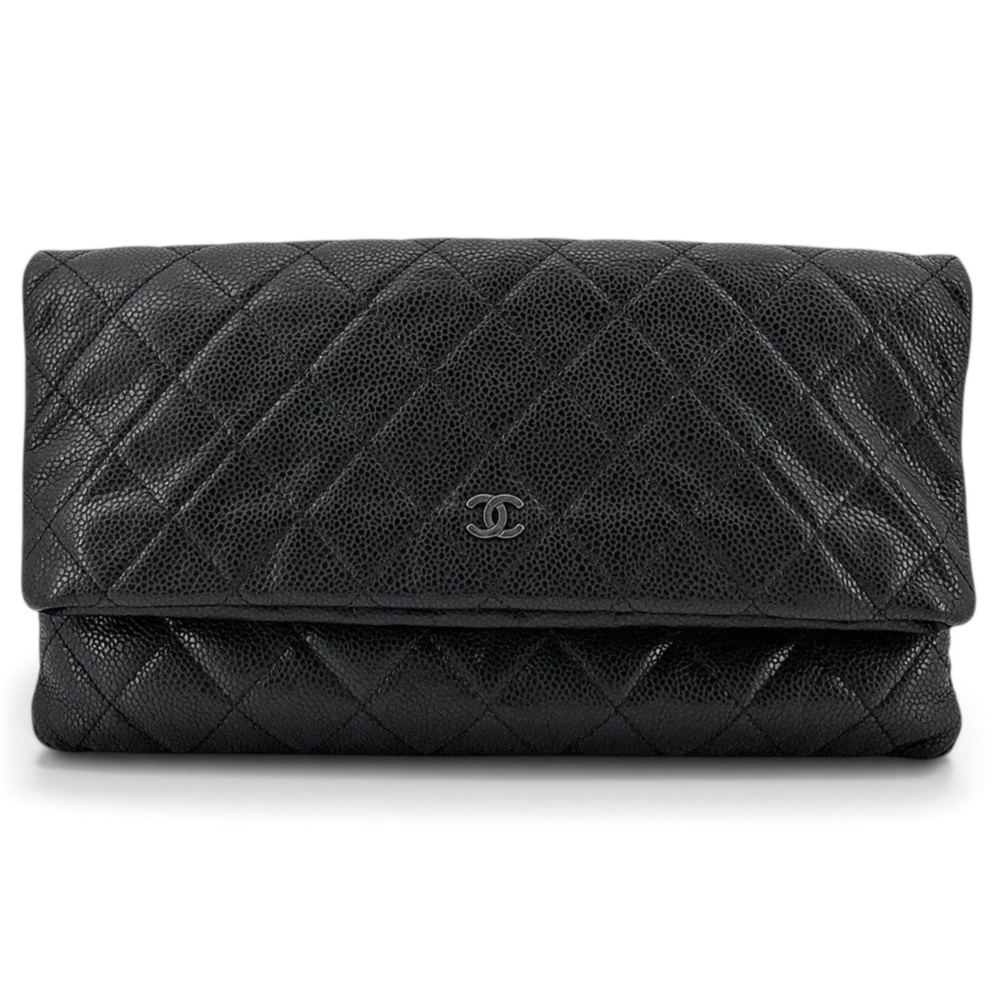 Leather clutch bag