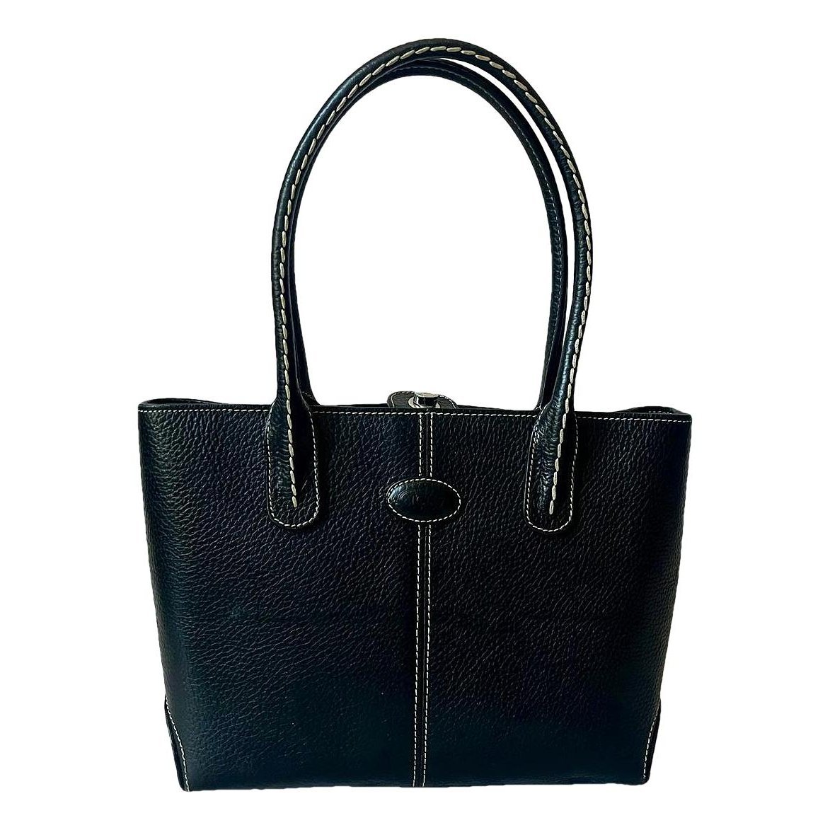 Leather tote