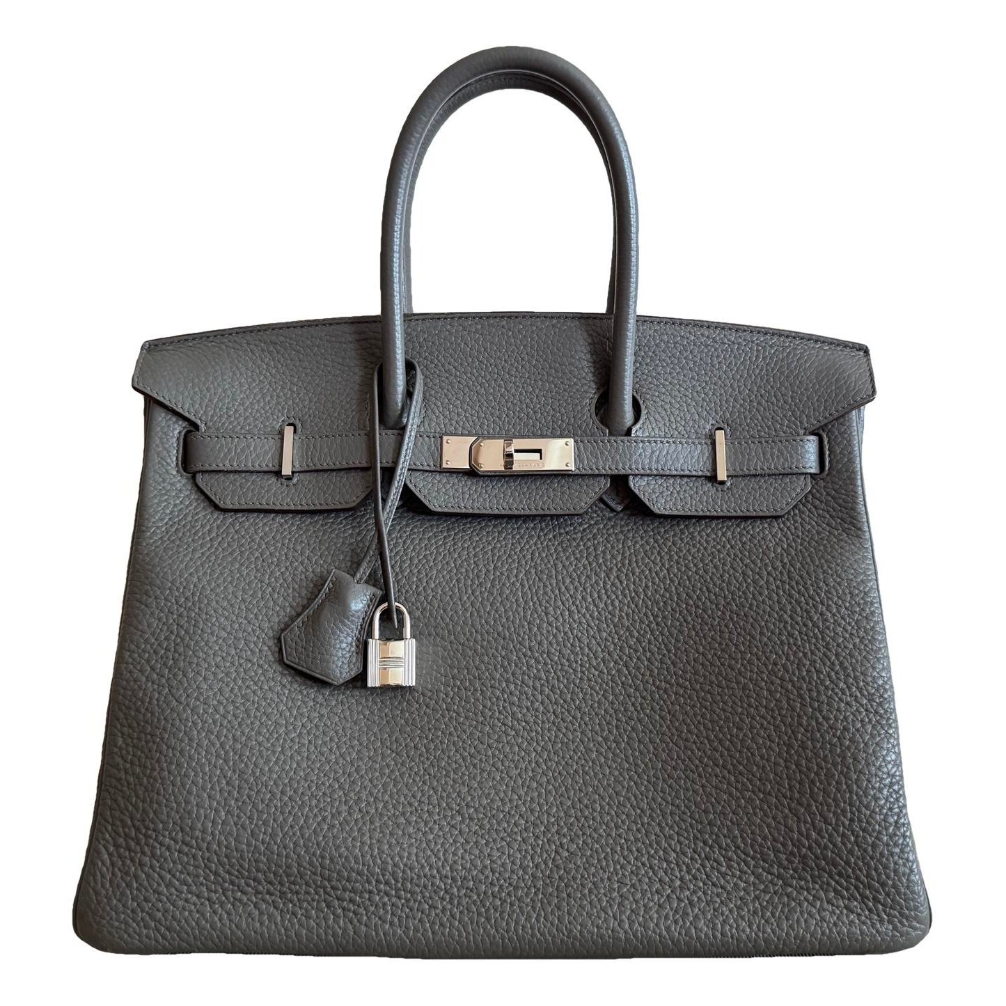 Birkin 35 leather handbag