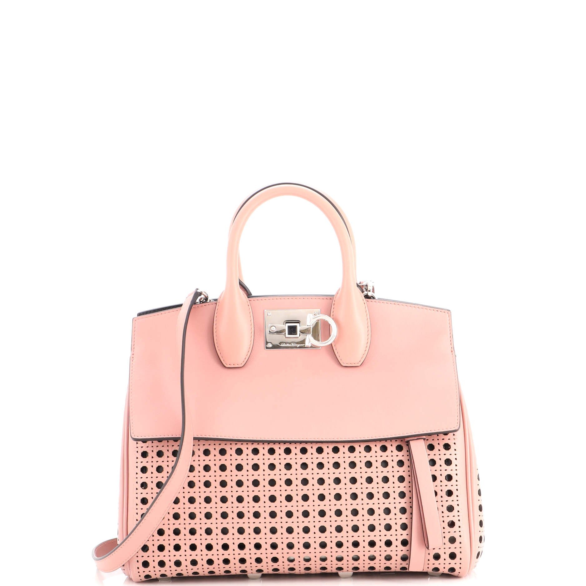 Studio Satchel Laser Cut Leather Small