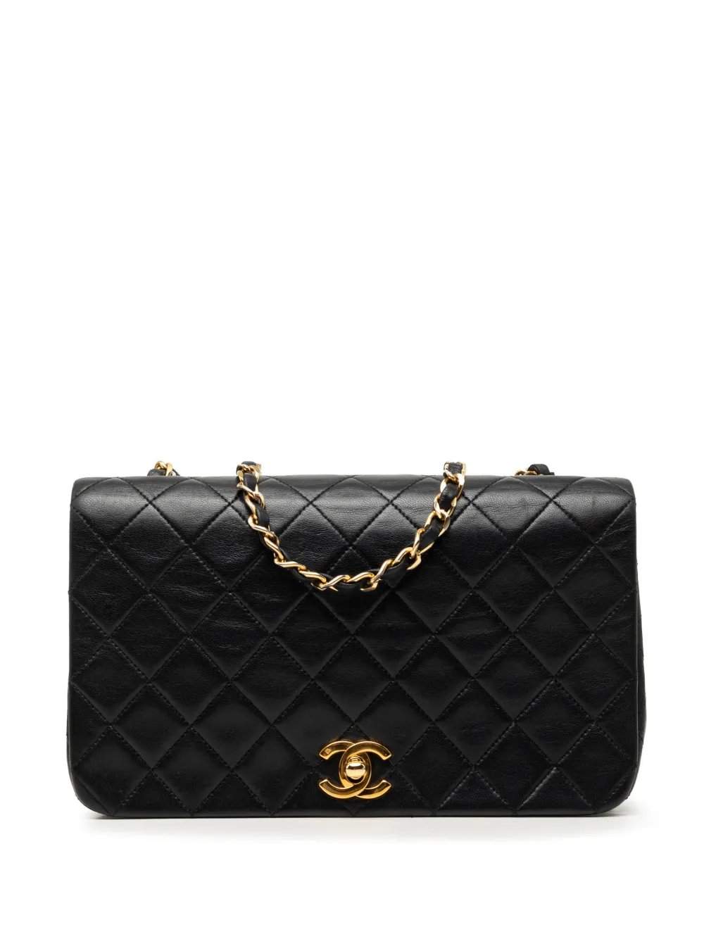 1989-1991 Medium Quilted Lambskin Full Flap crossbody bag