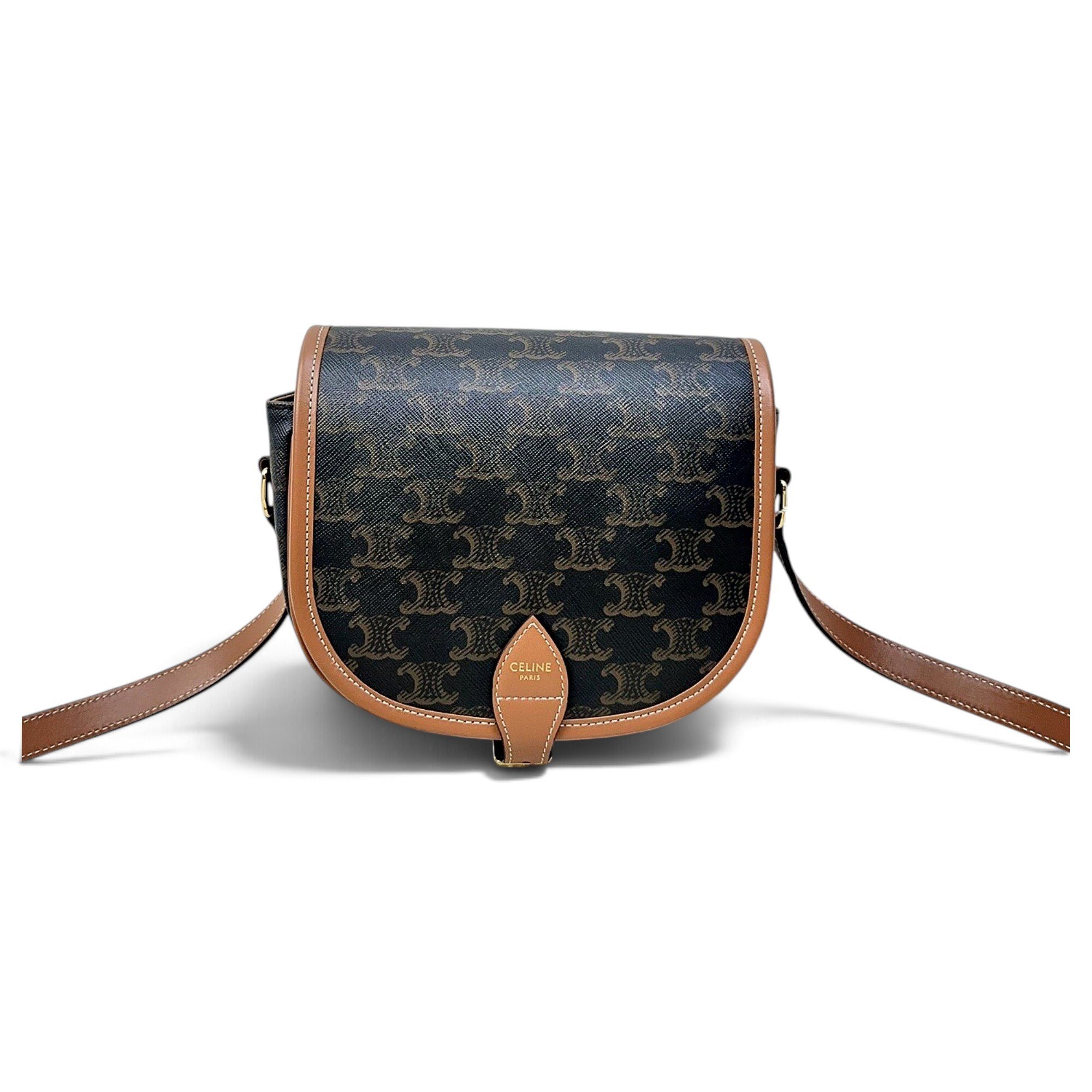 Folco leather crossbody bag