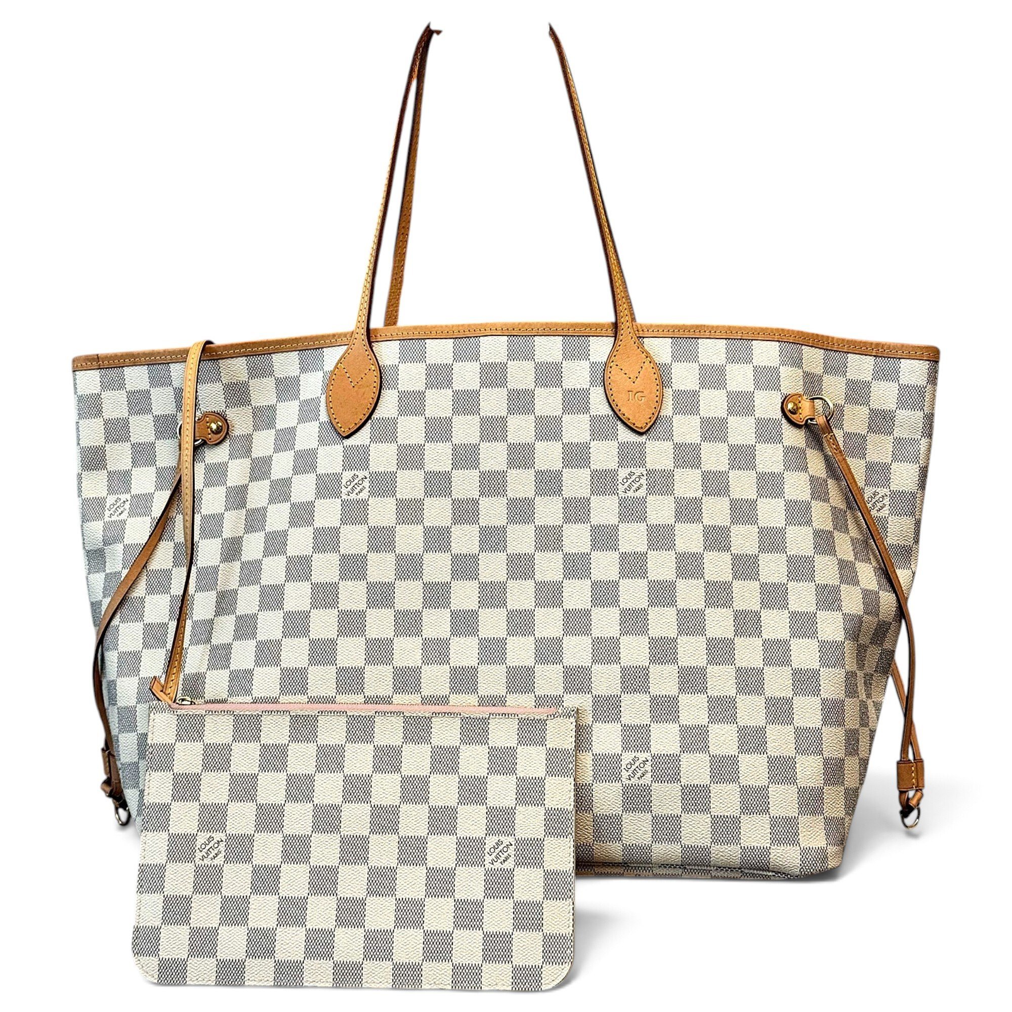 Neverfull leather tote