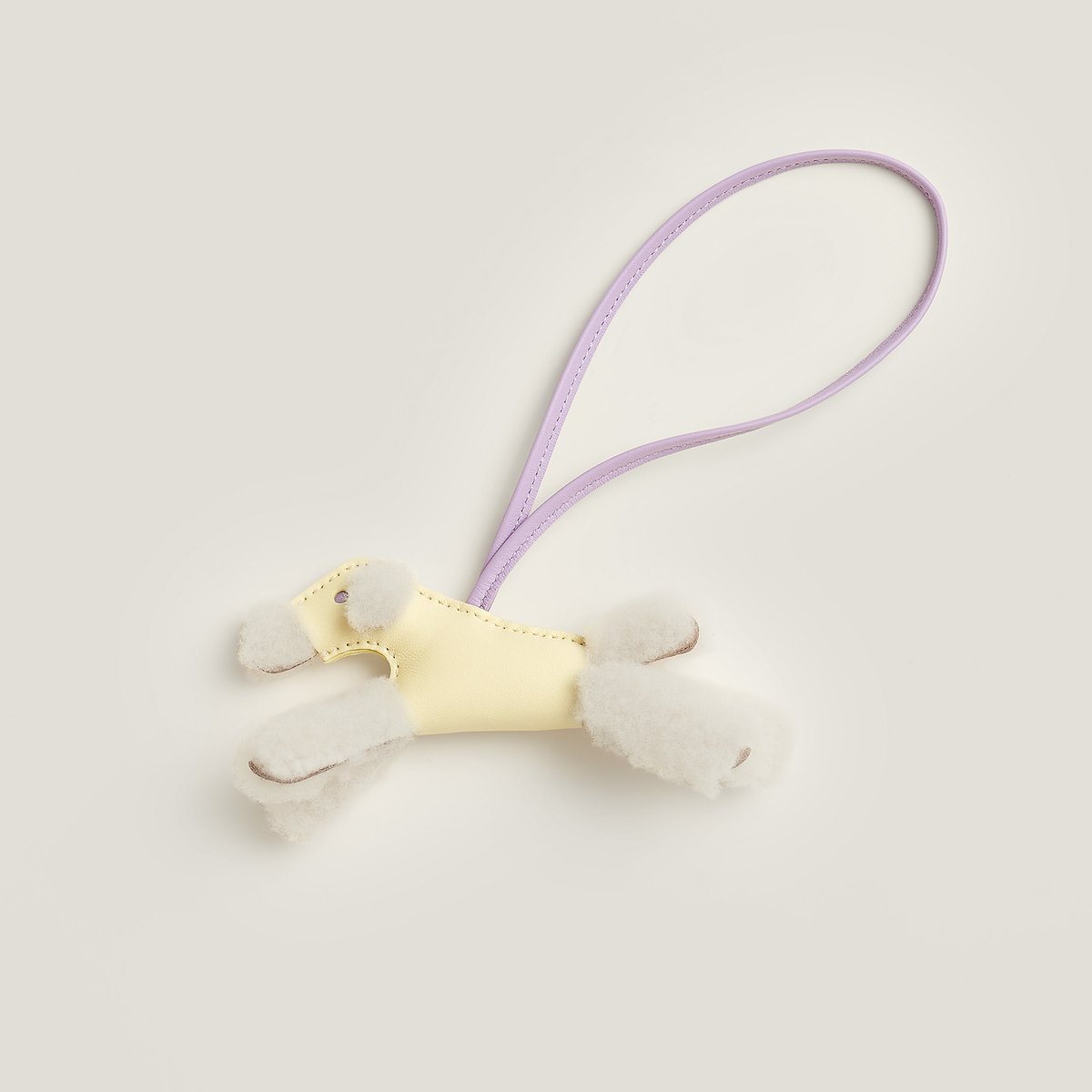 Hermès Budy in Écru, Jaune Milton, Violette