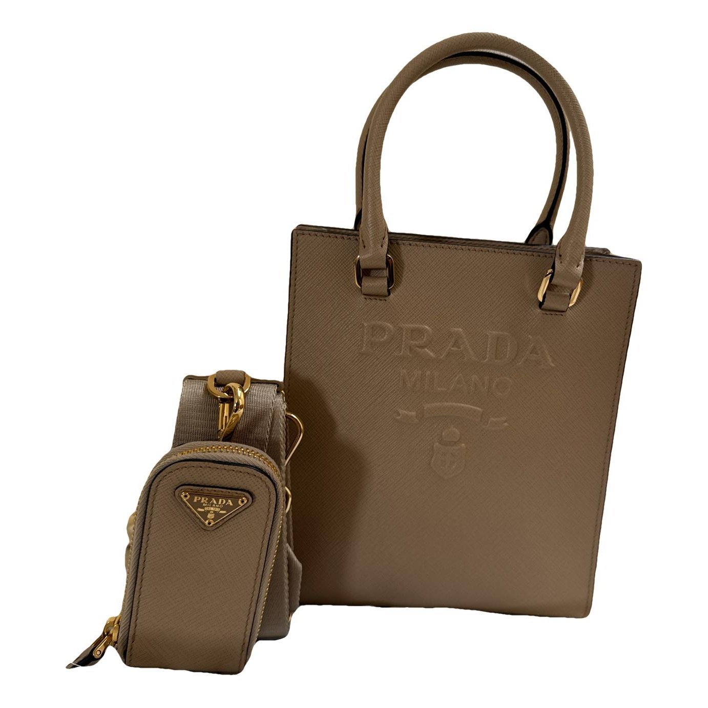 Panier leather handbag