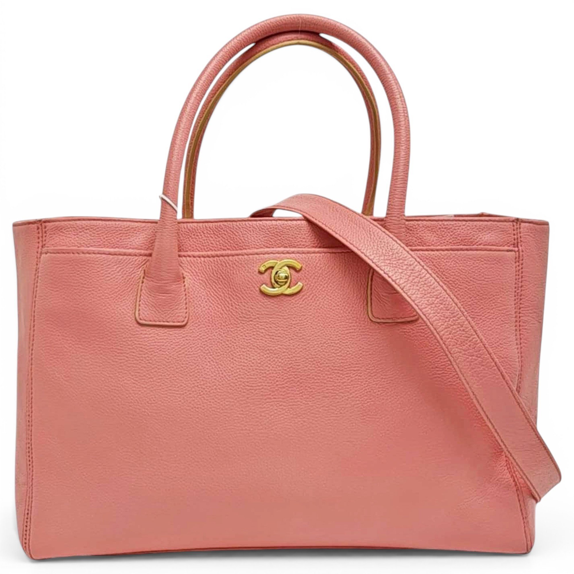 Executive leather tote