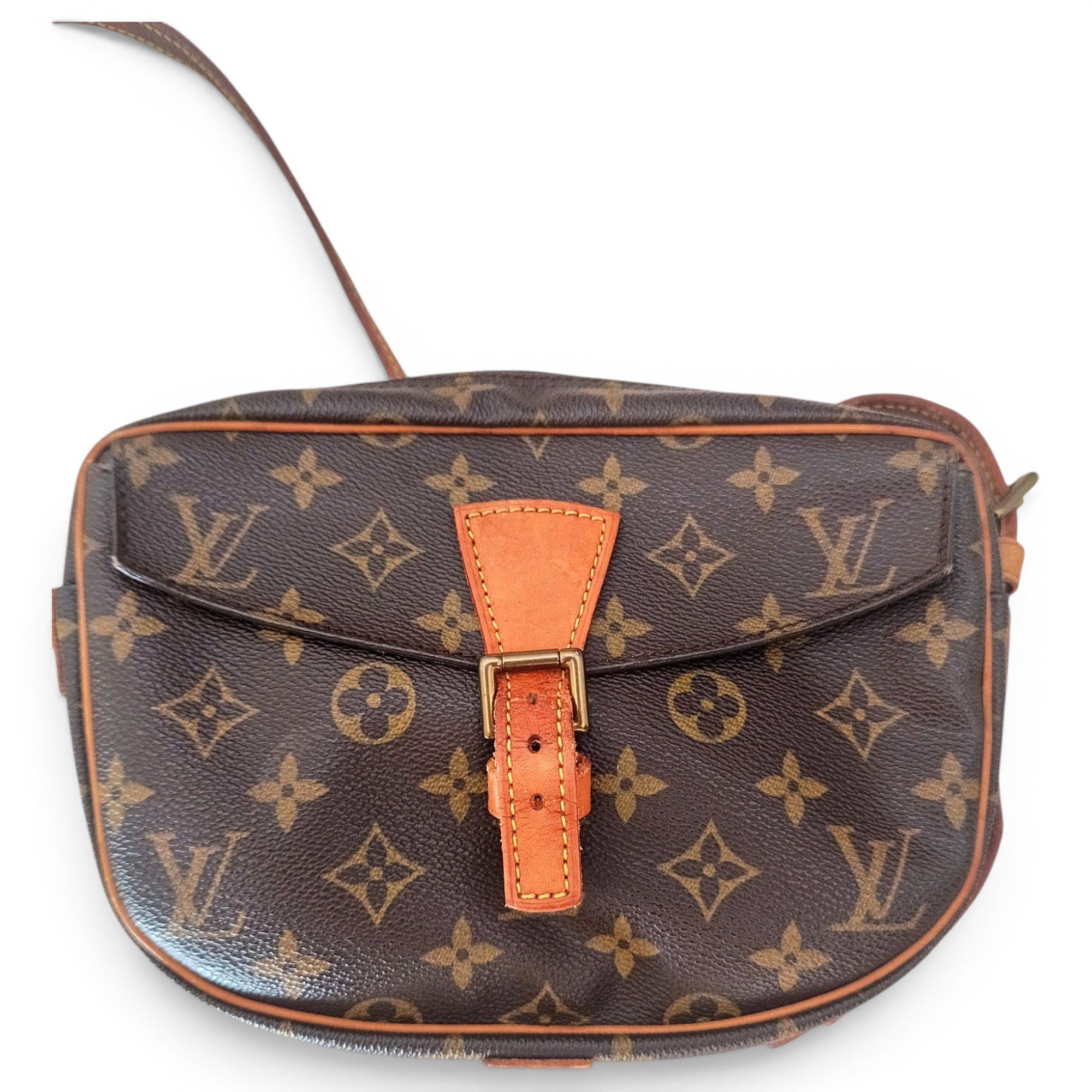 Jeune fille leather crossbody bag