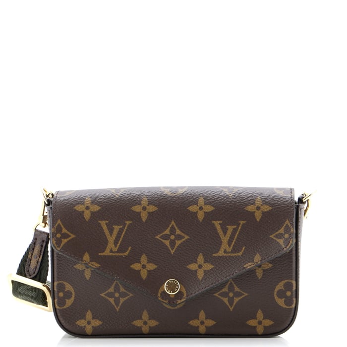 Louis Vuitton Felicie Strap &amp; Go Handbag Monogram Canvas