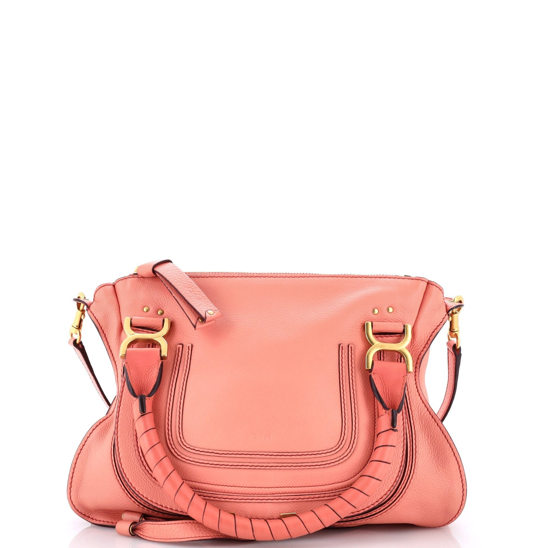 Chloe Marcie Satchel Leather Medium