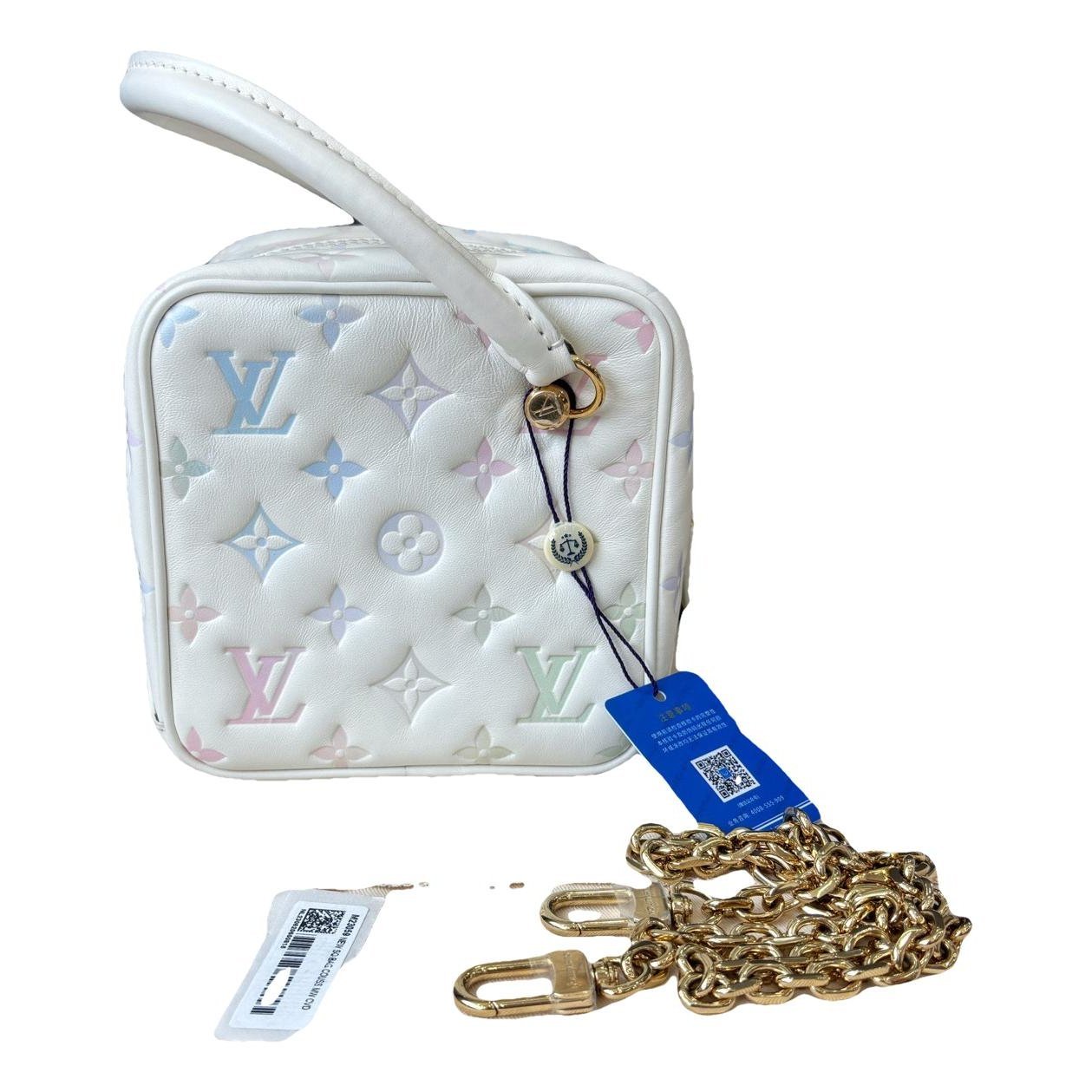 Square bag leather handbag