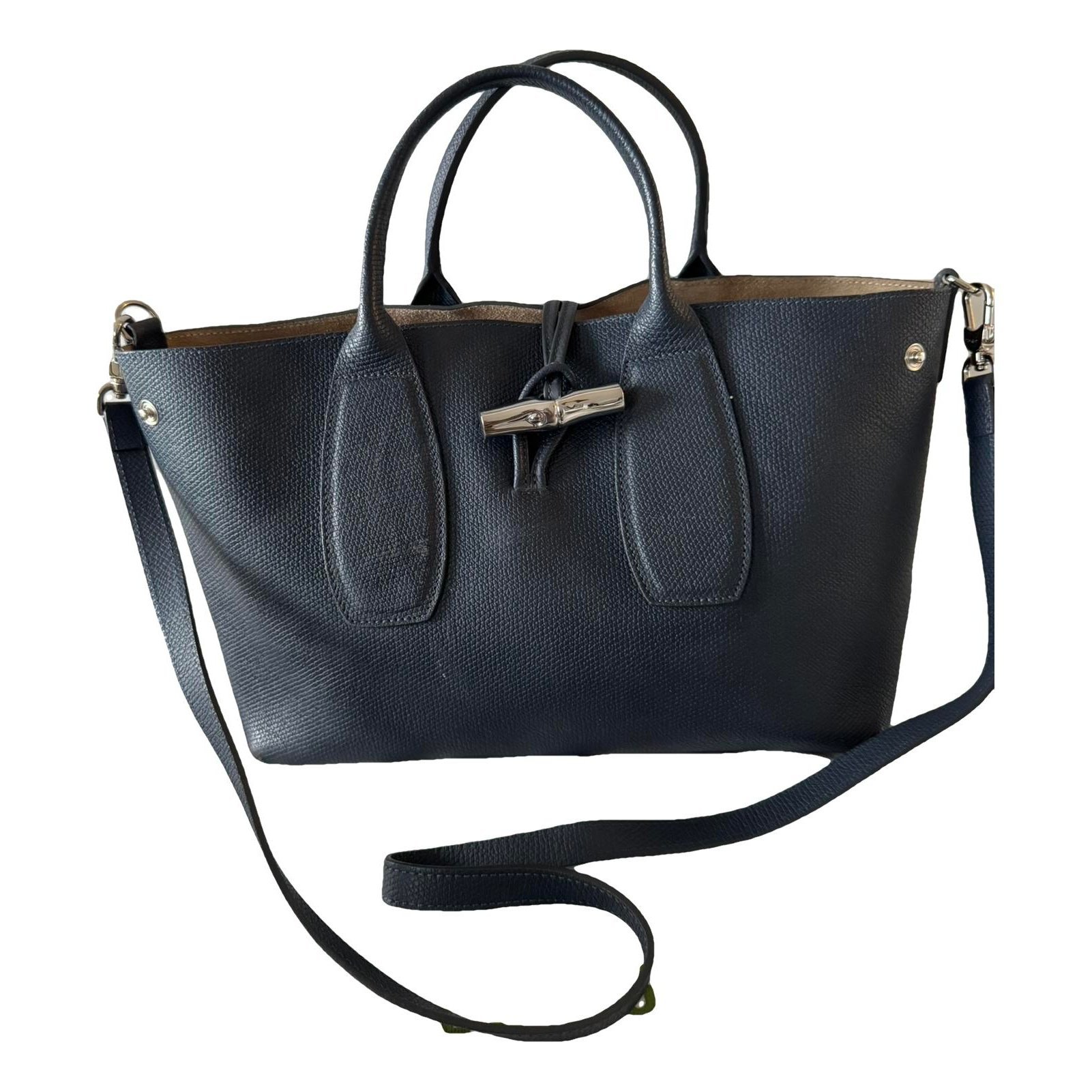 Roseau leather crossbody bag
