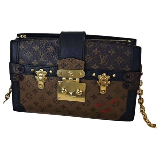Petite Malle leather handbag