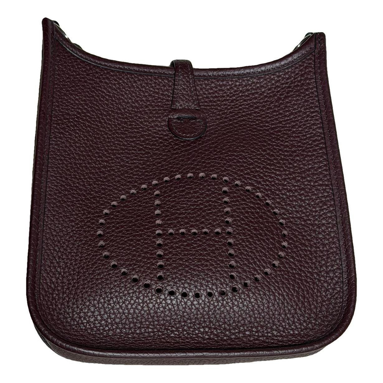 Hermes Mini Evelyne leather handbag