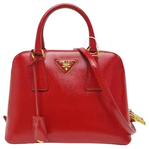 Promenade leather handbag