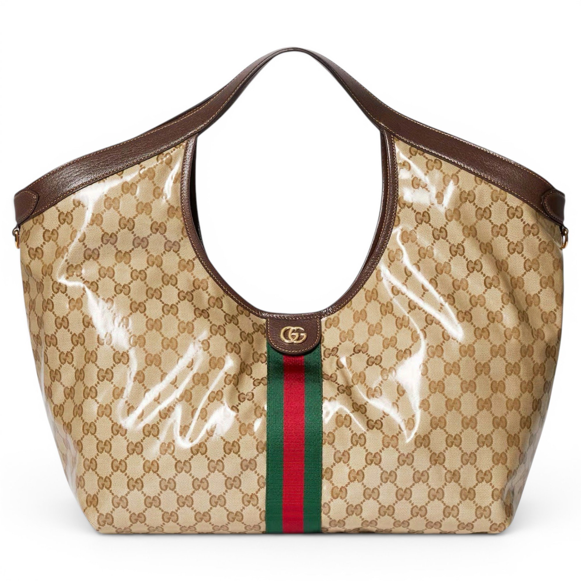 Gucci Giglio patent leather handbag