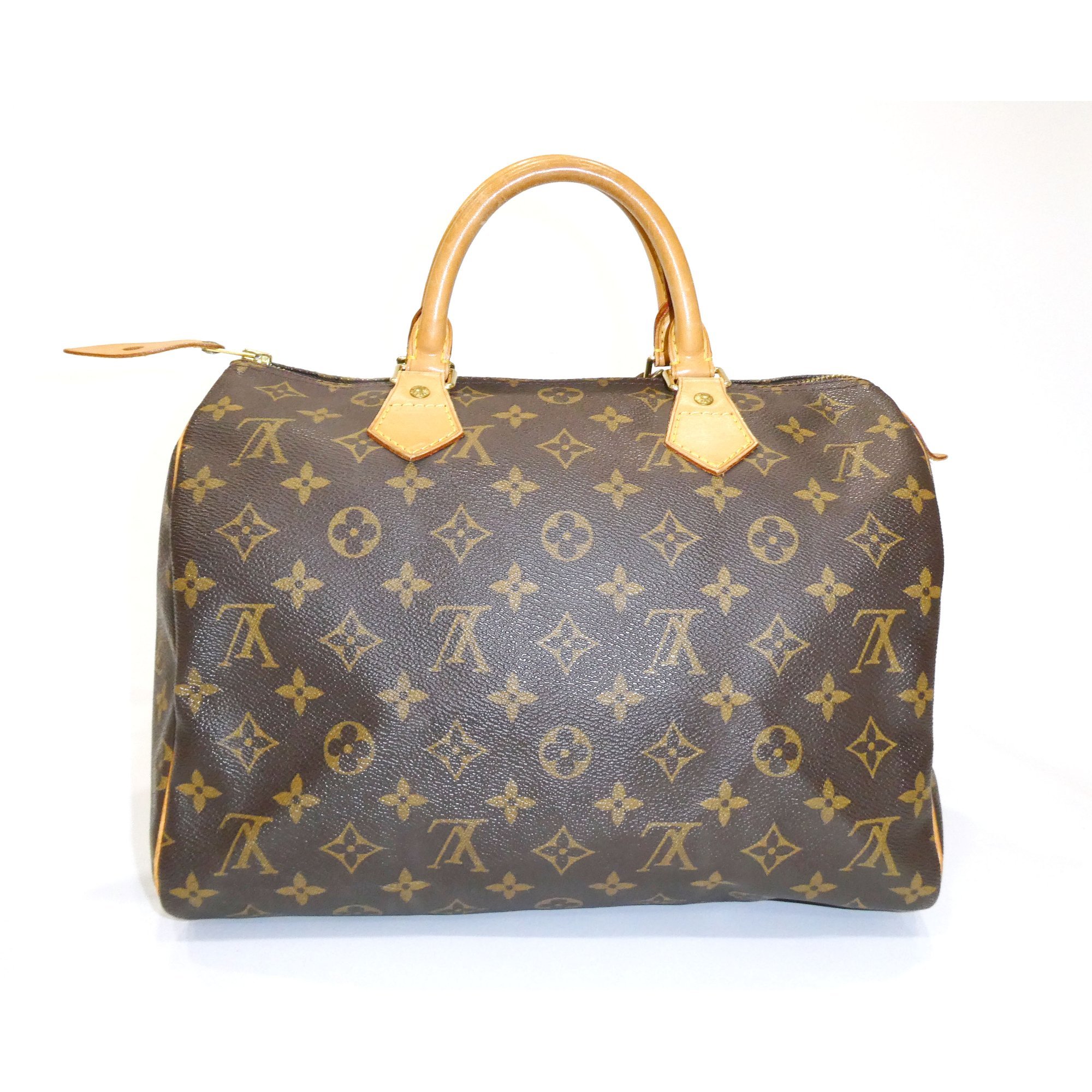 Speedy leather handbag
