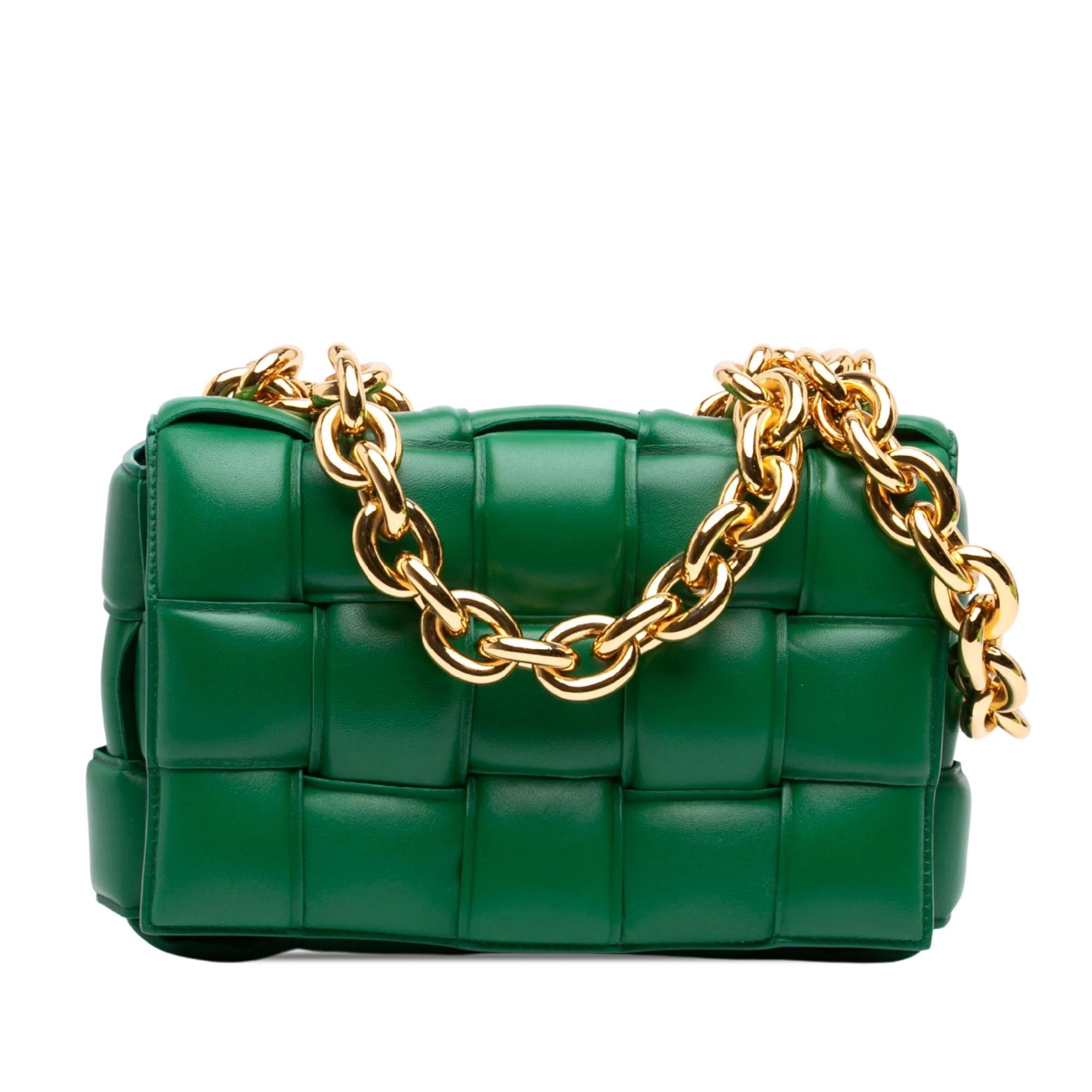 Chain Cassette leather handbag