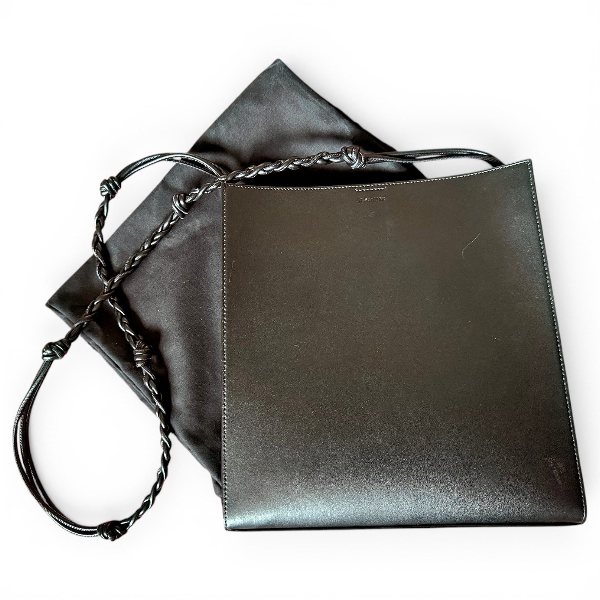 Tangle leather crossbody bag