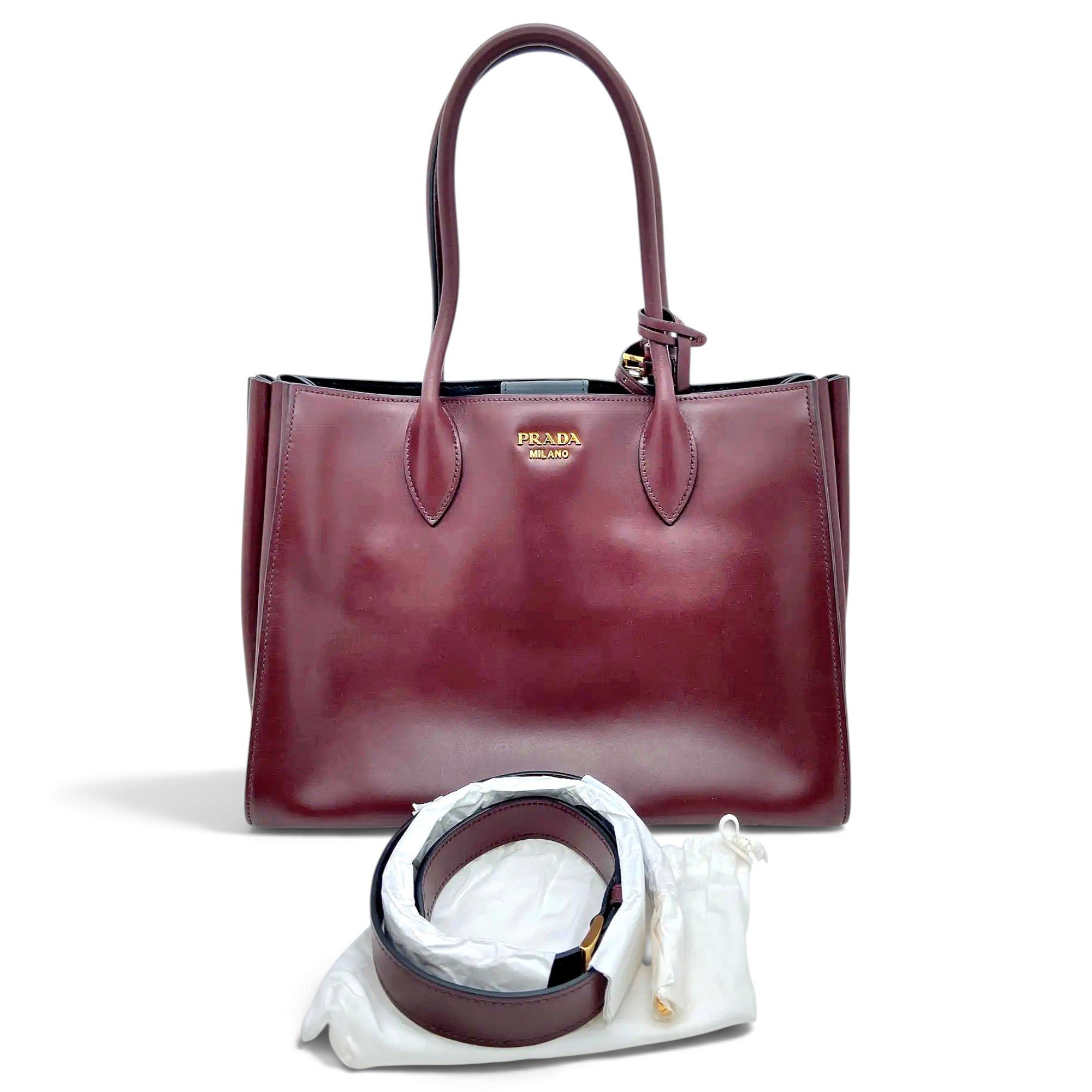 Bibliothèque leather tote