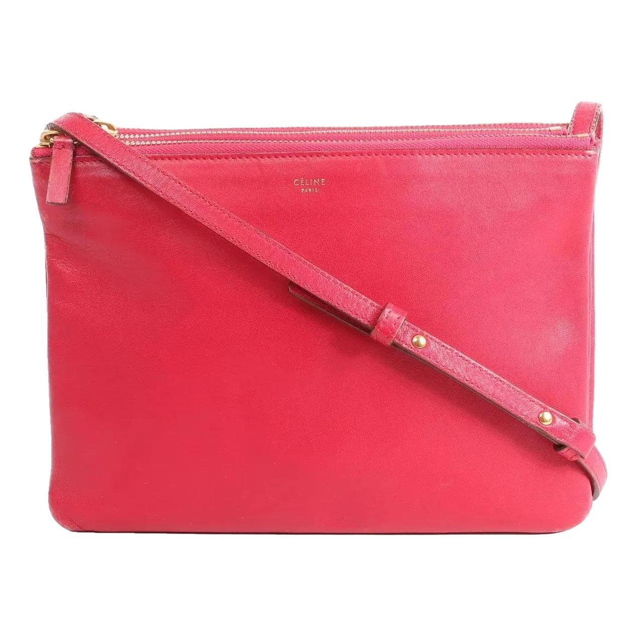 Trio leather crossbody bag