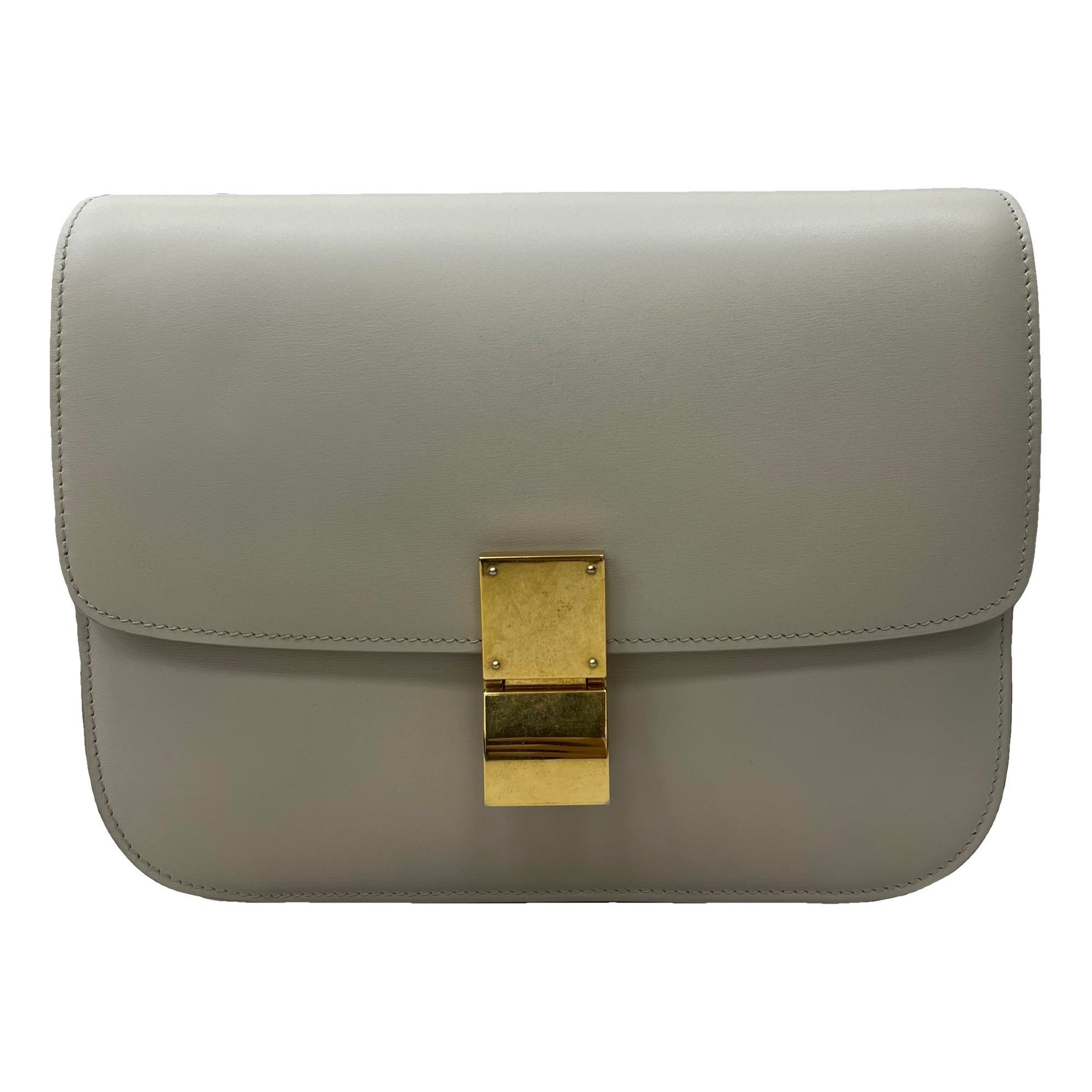 Classic leather crossbody bag