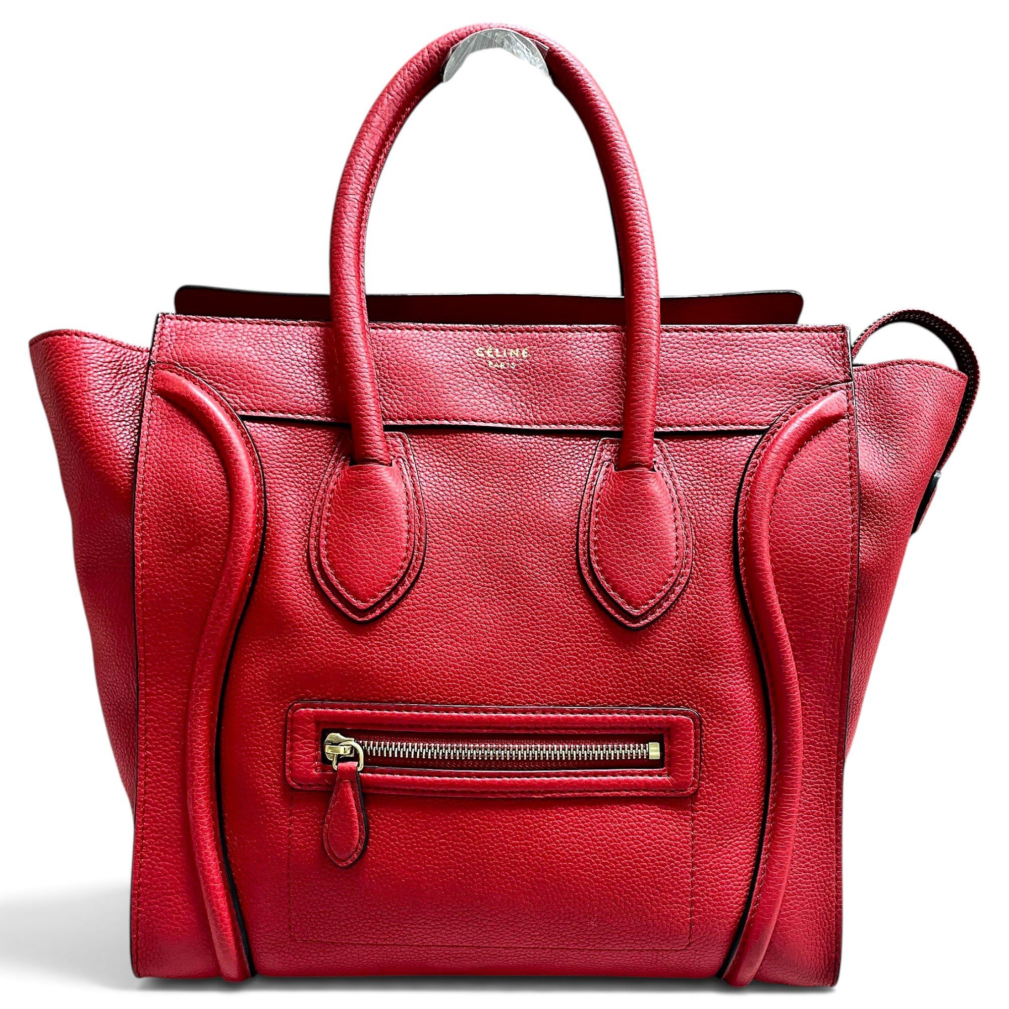 Luggage leather handbag