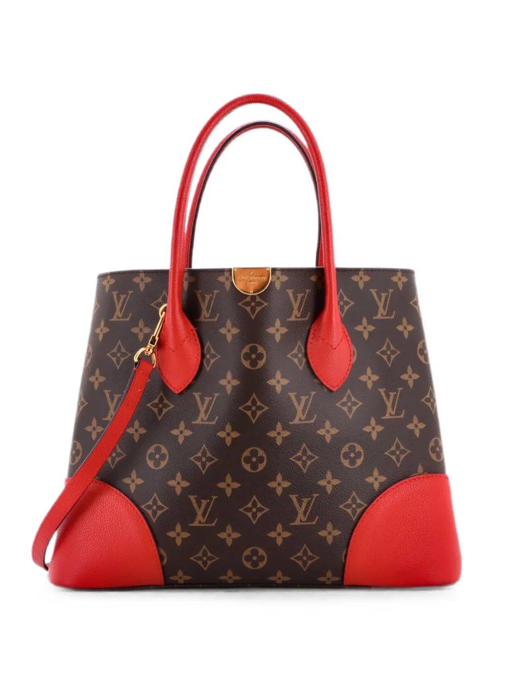 Flandrin Handbag Monogram Canvas and Leather tote bag