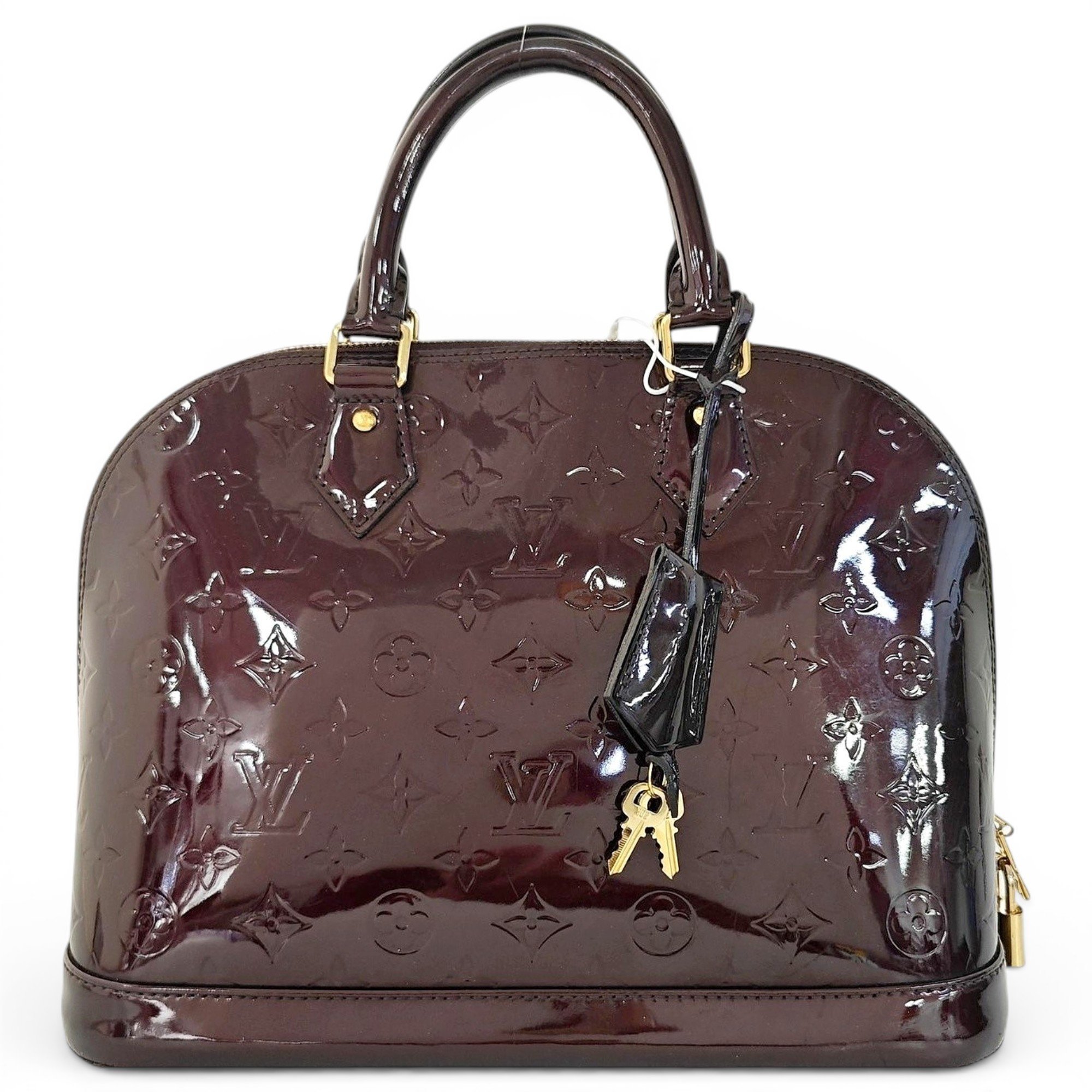 Alma patent leather handbag