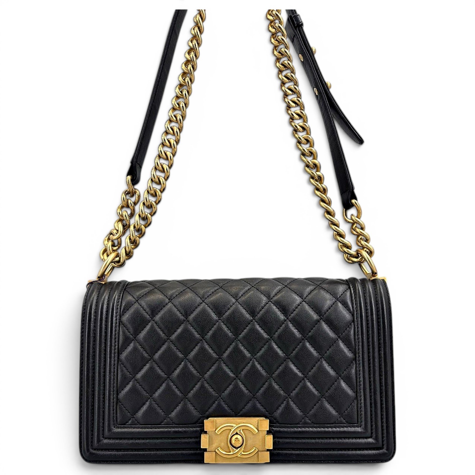 Boy leather crossbody bag
