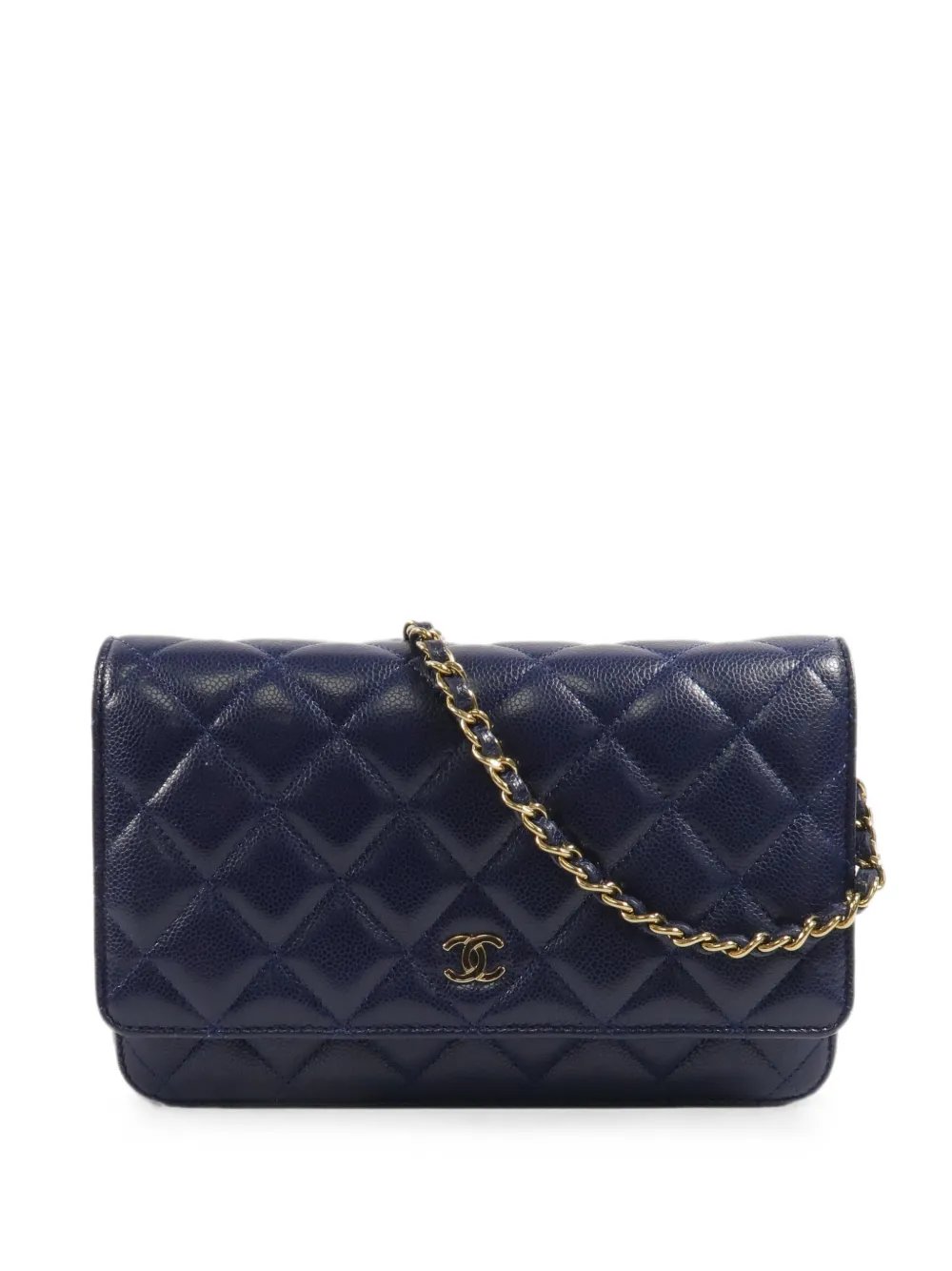quilted CC shoulder bag
