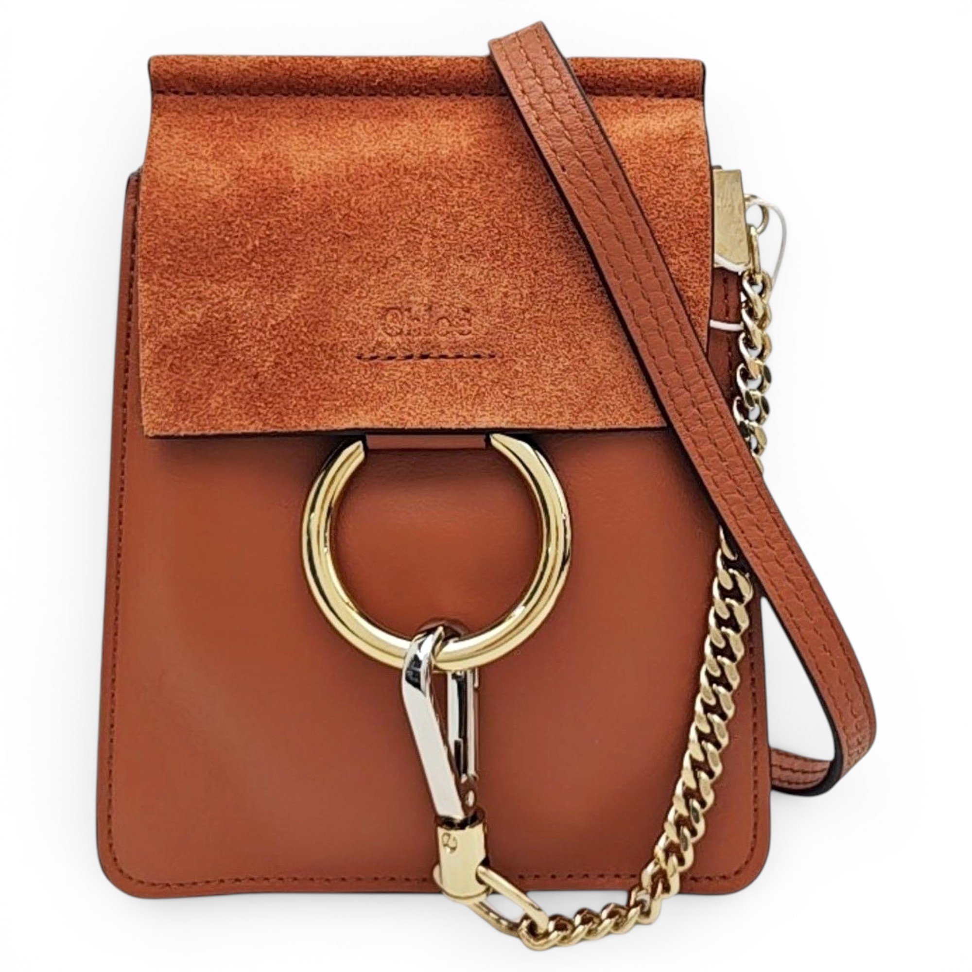 Faye leather handbag