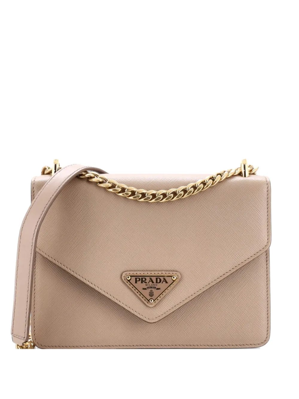 Envelope Flap Chain Shoulder bag Saffiano Leather Small crossbody bag