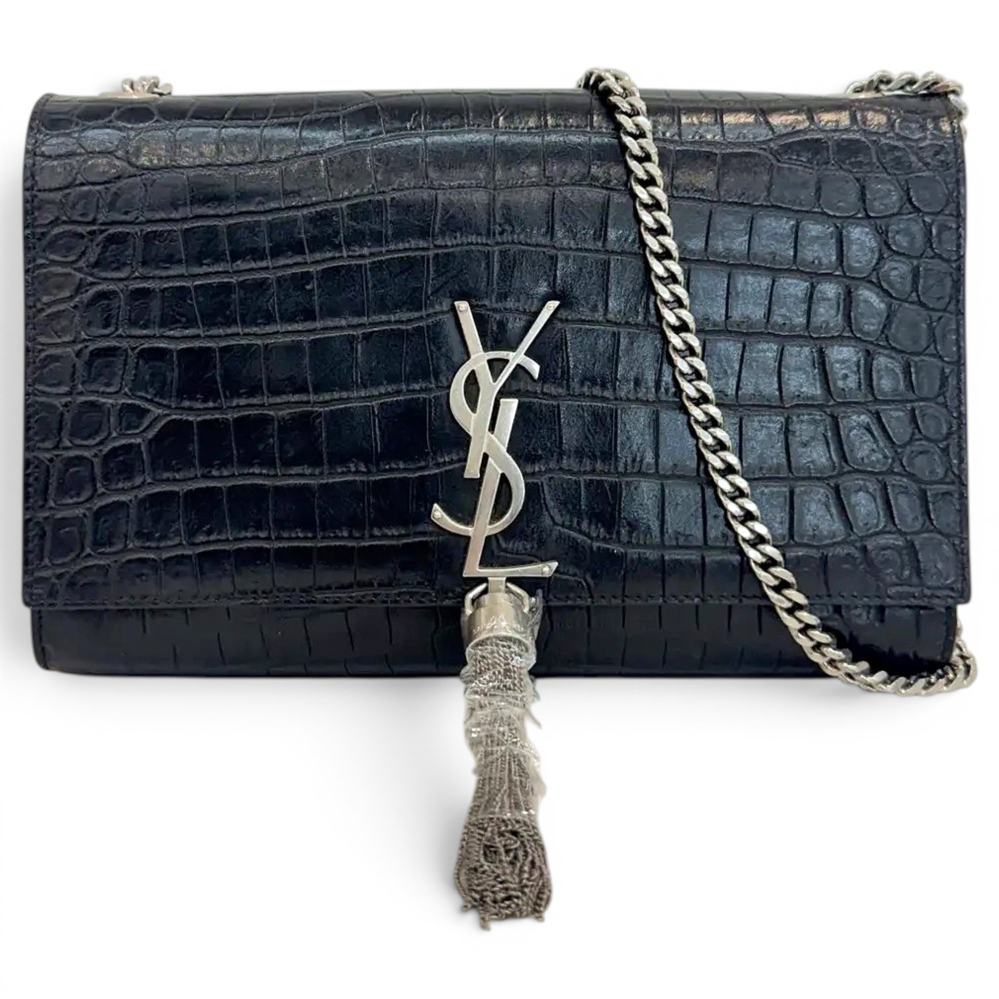 Pompom Kate leather crossbody bag
