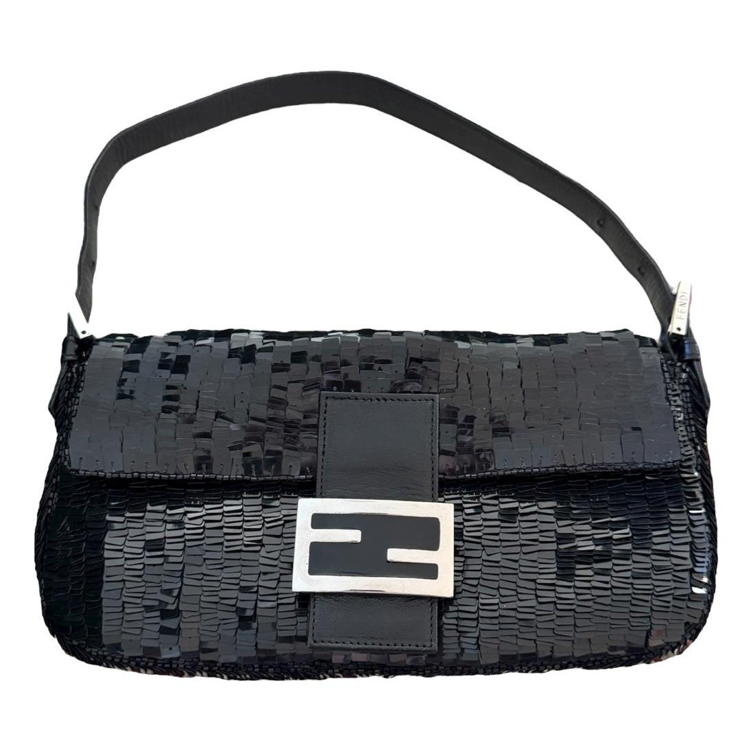 Baguette glitter handbag