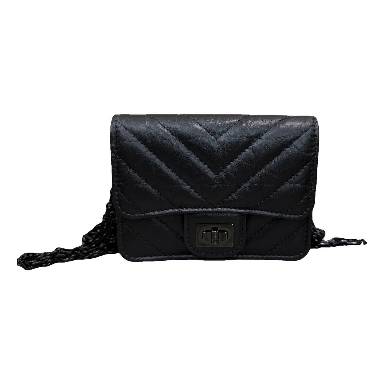 Wallet On Chain 2.55 leather crossbody bag