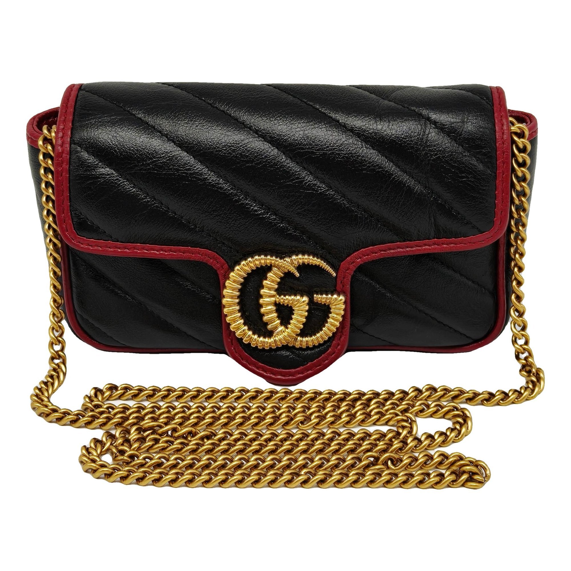 GG Marmont Flap leather handbag