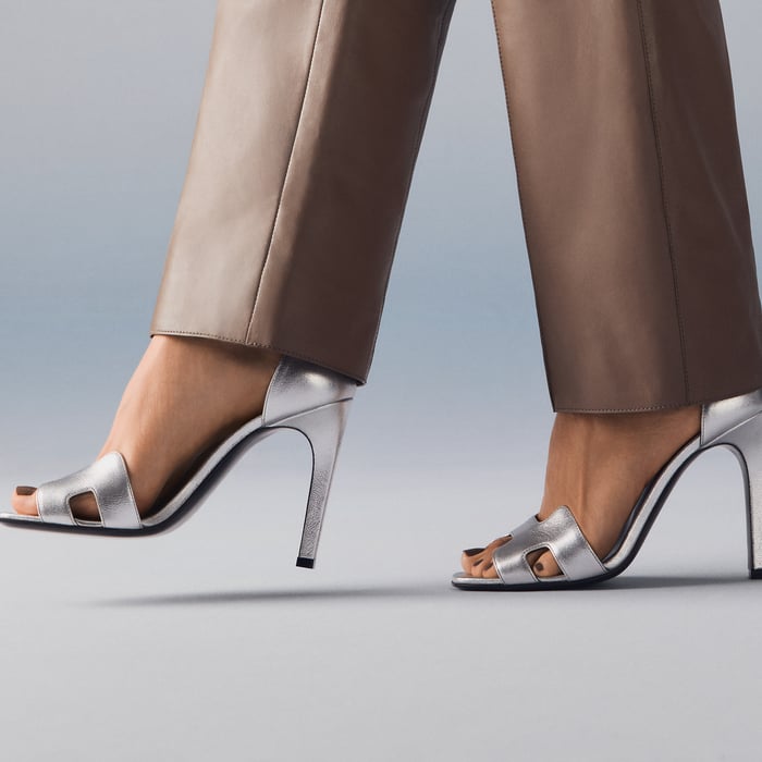 Gris Argenté Joy 105 Sandal