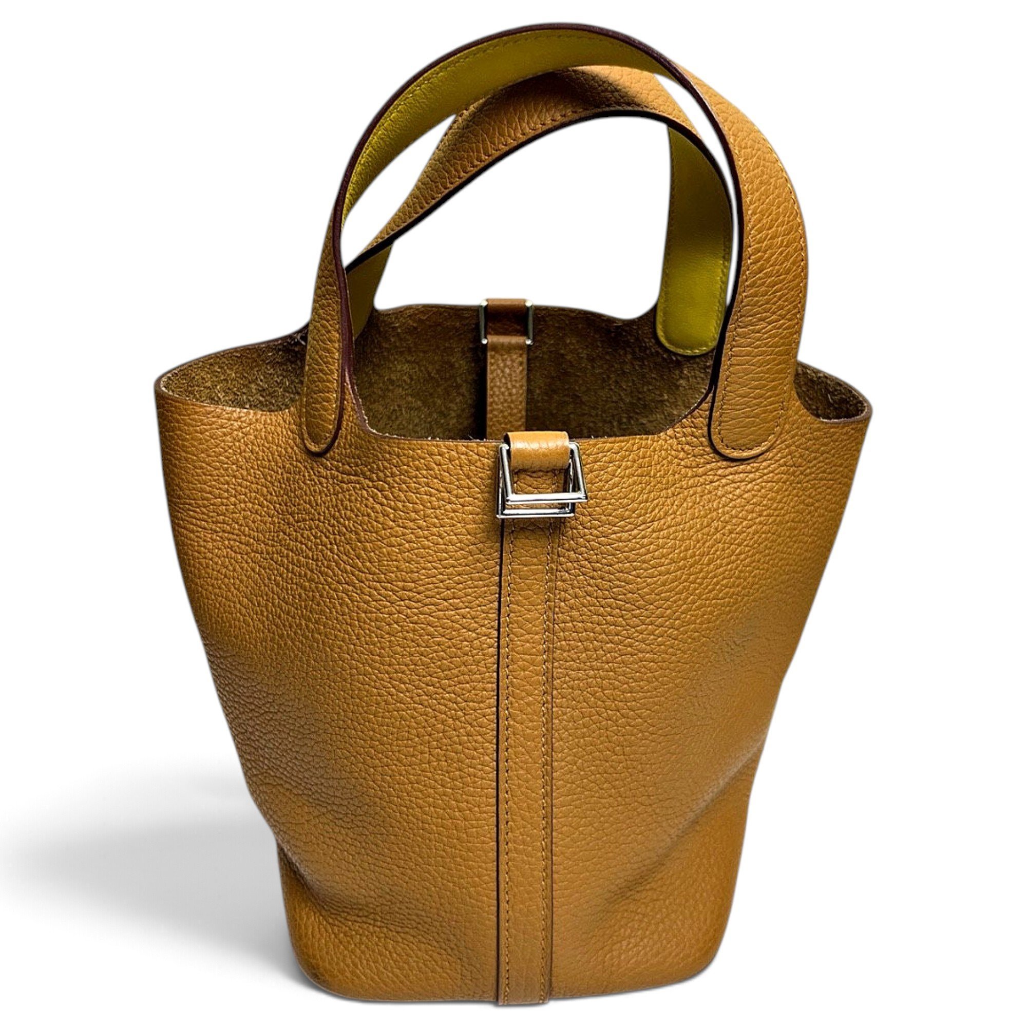 Picotin leather handbag