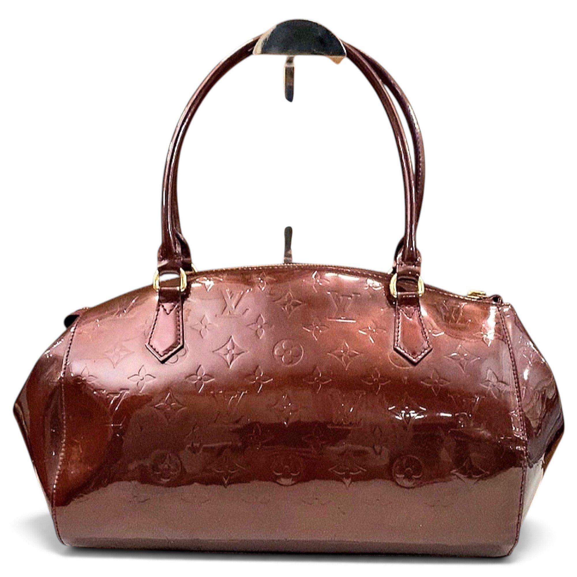 Sherwood patent leather tote