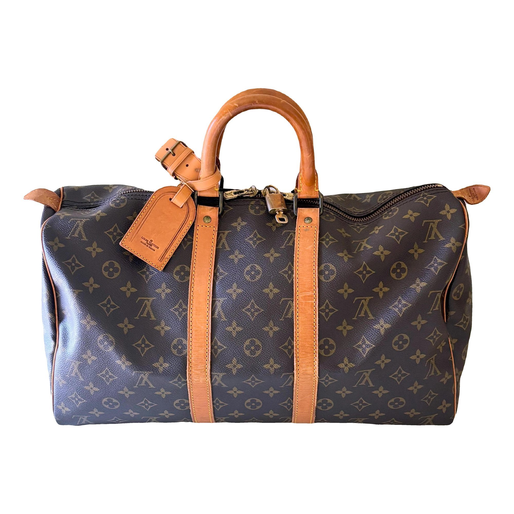 Keepall leather 48h bag