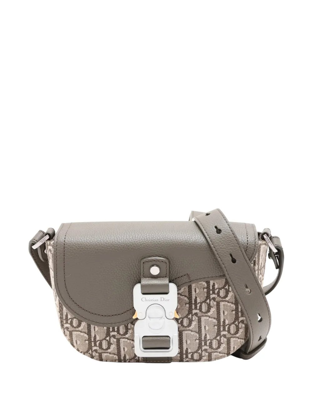 2010-2026 Mini Oblique Canvas Saddle Buckle Messenger Bag crossbody bag