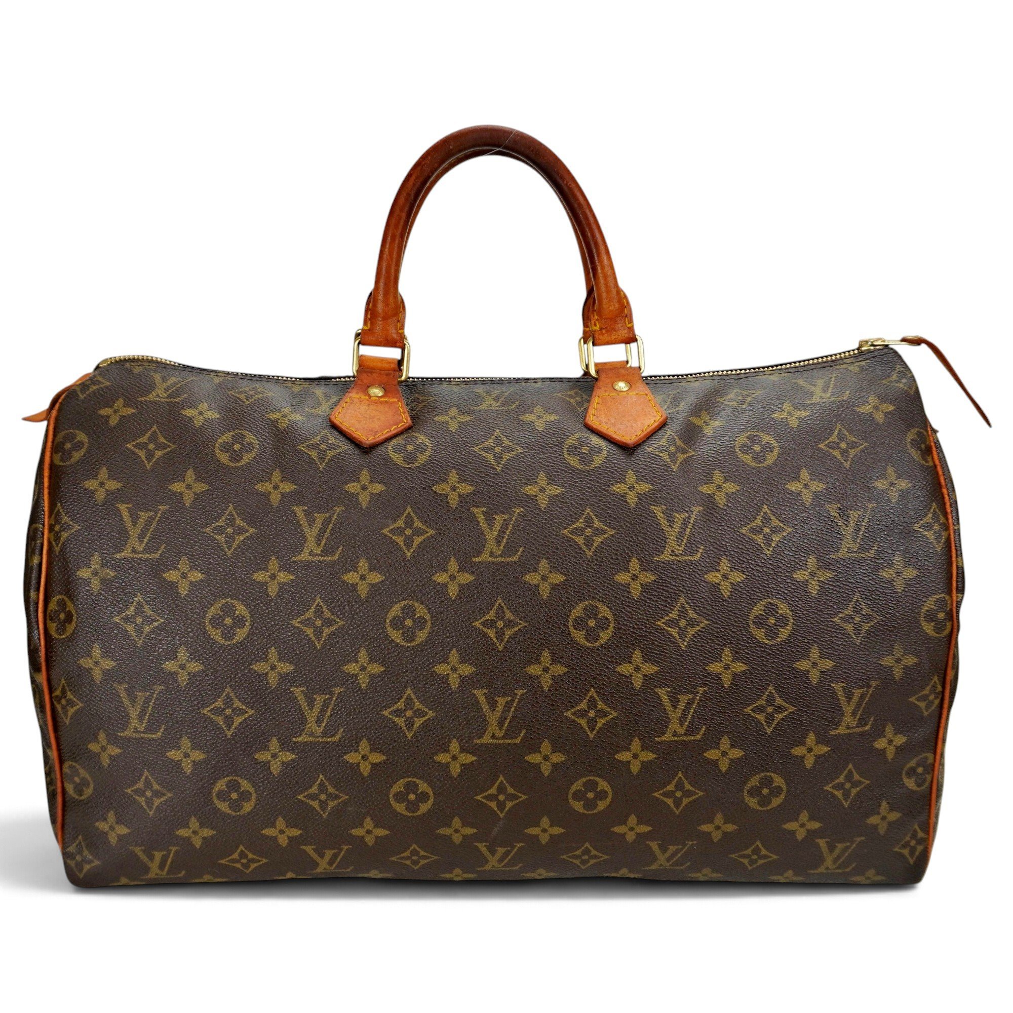 Speedy leather tote