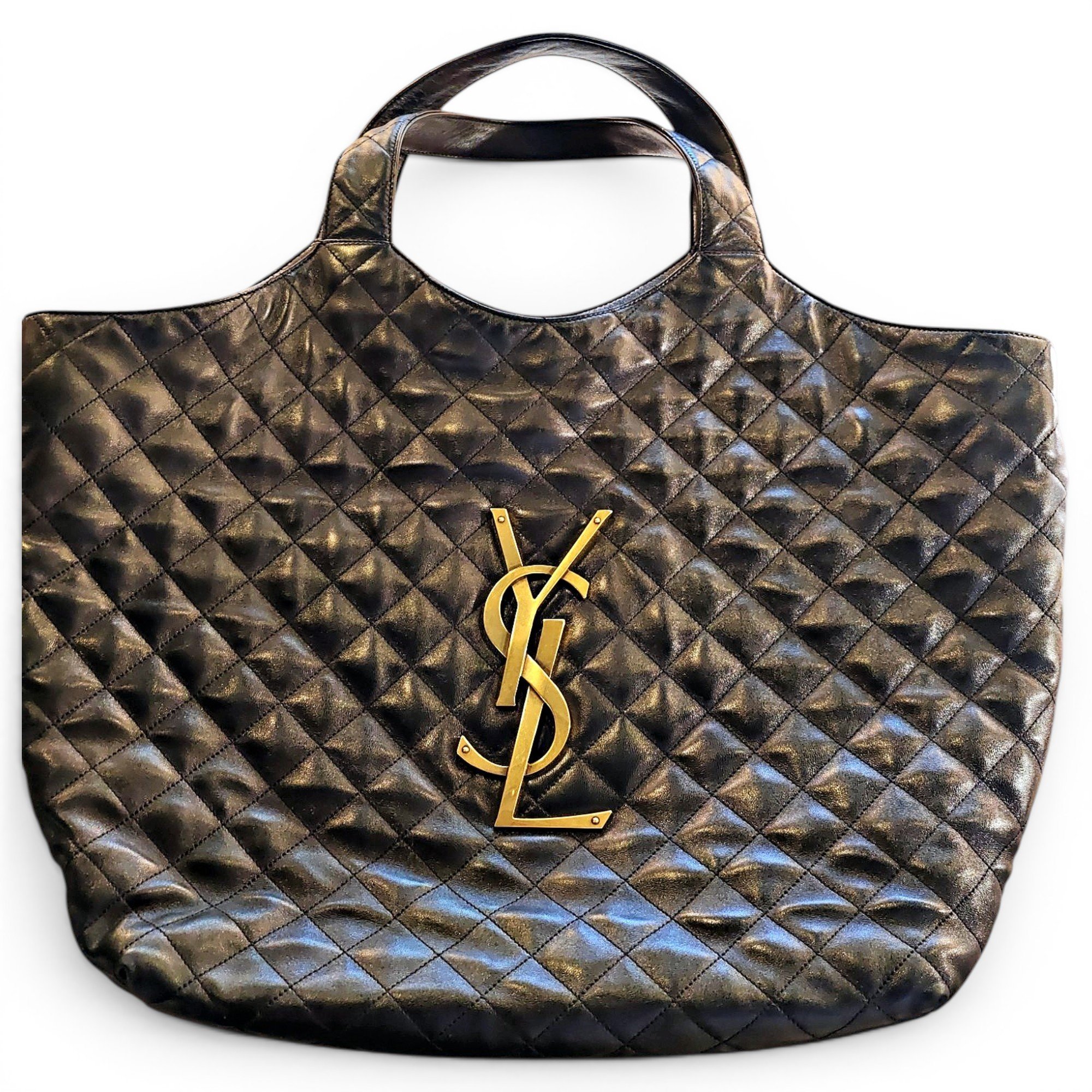 Icare leather tote