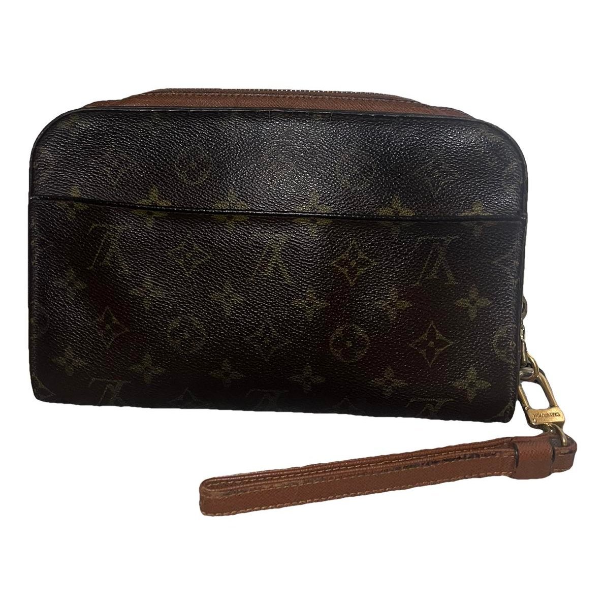 Orsay leather clutch bag
