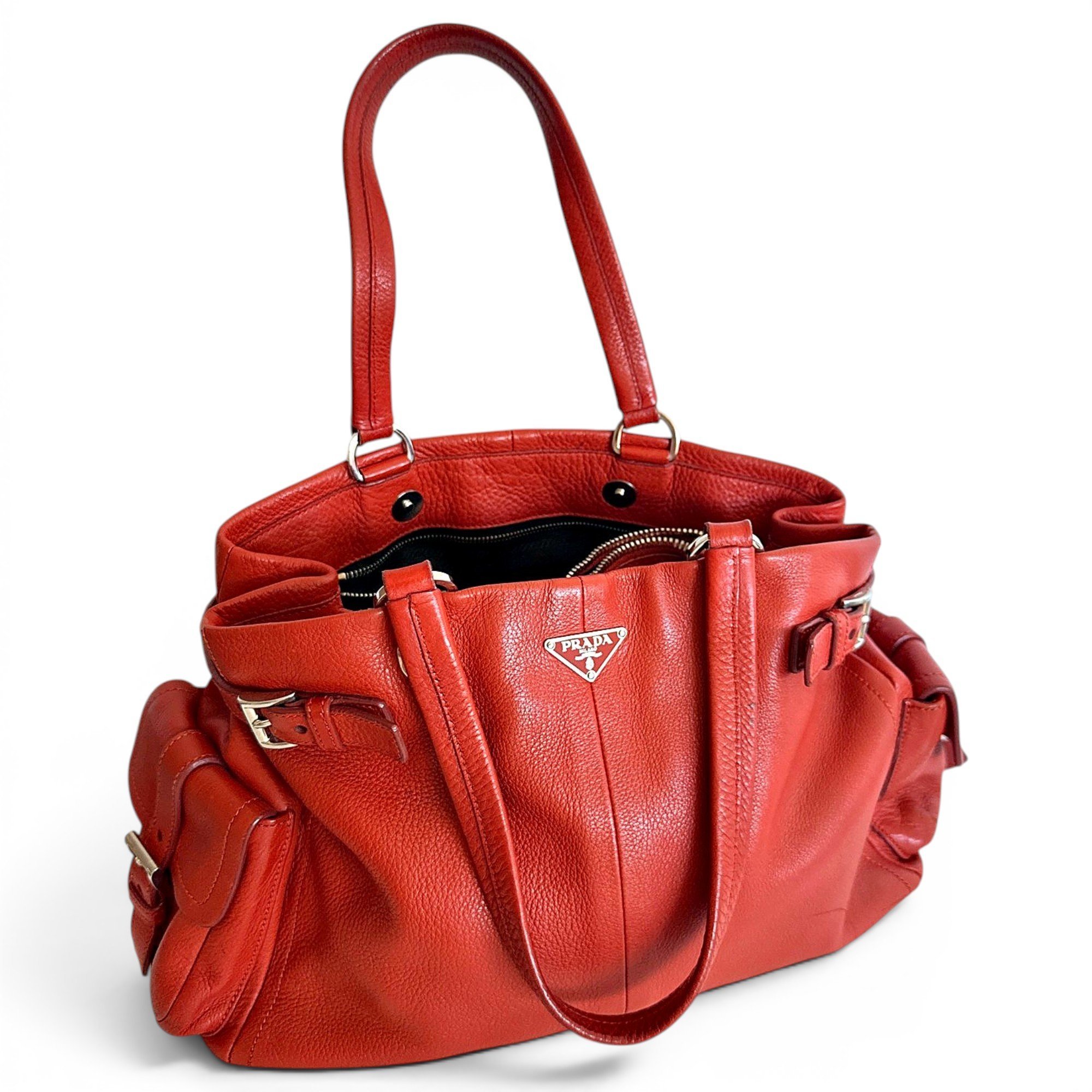 Leather handbag