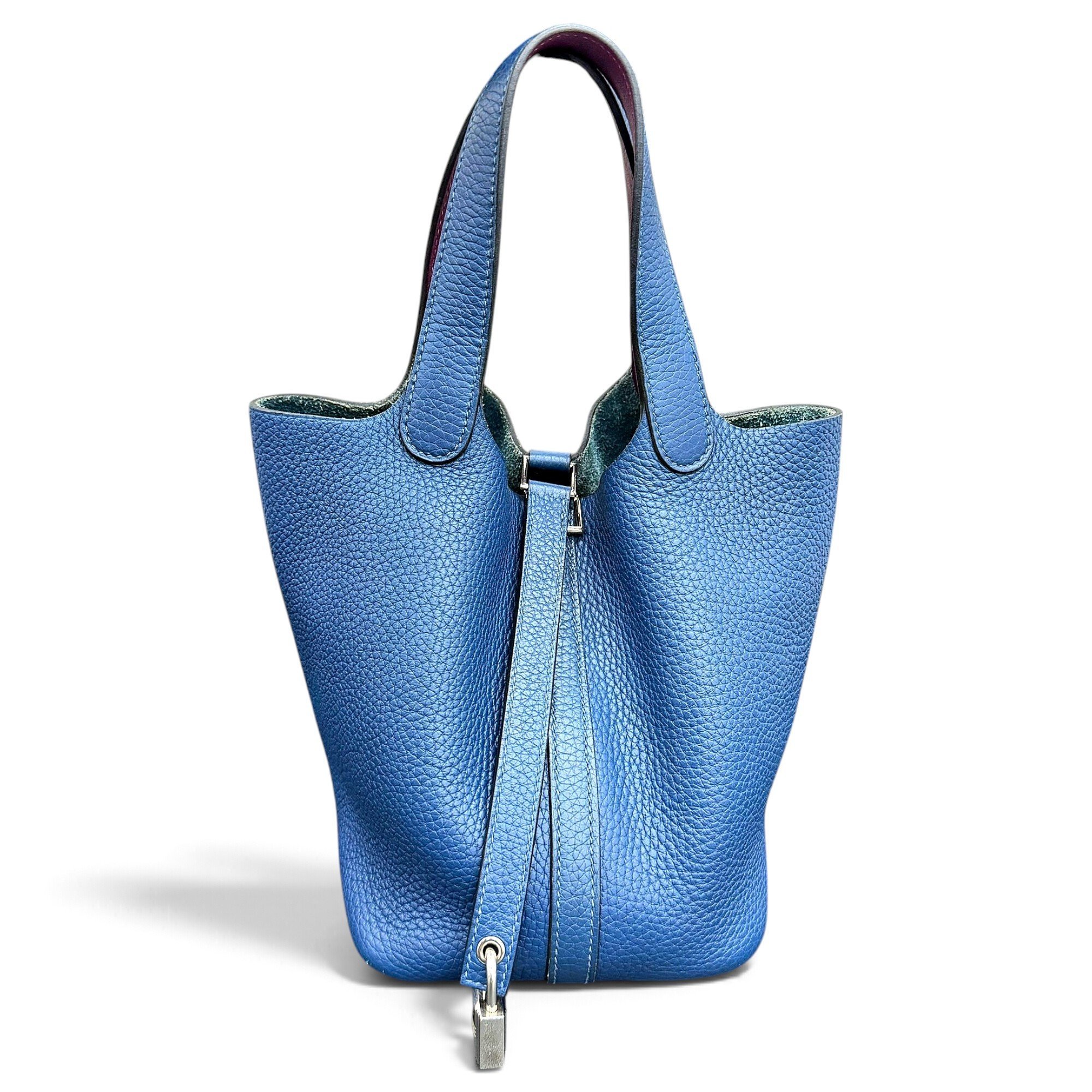 Picotin leather handbag