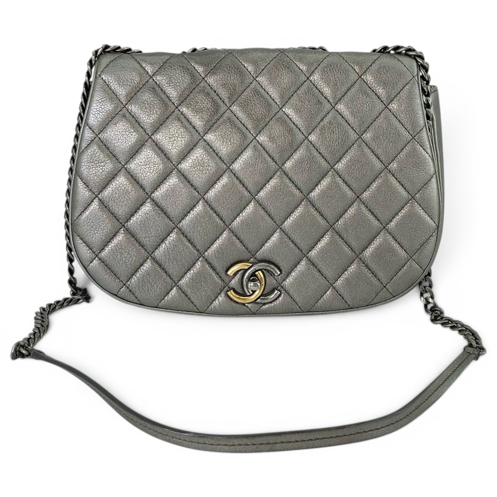 Hula Hoop leather crossbody bag